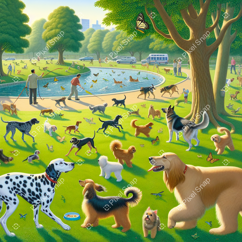 Furry Friends: A Playful Pack of Pups